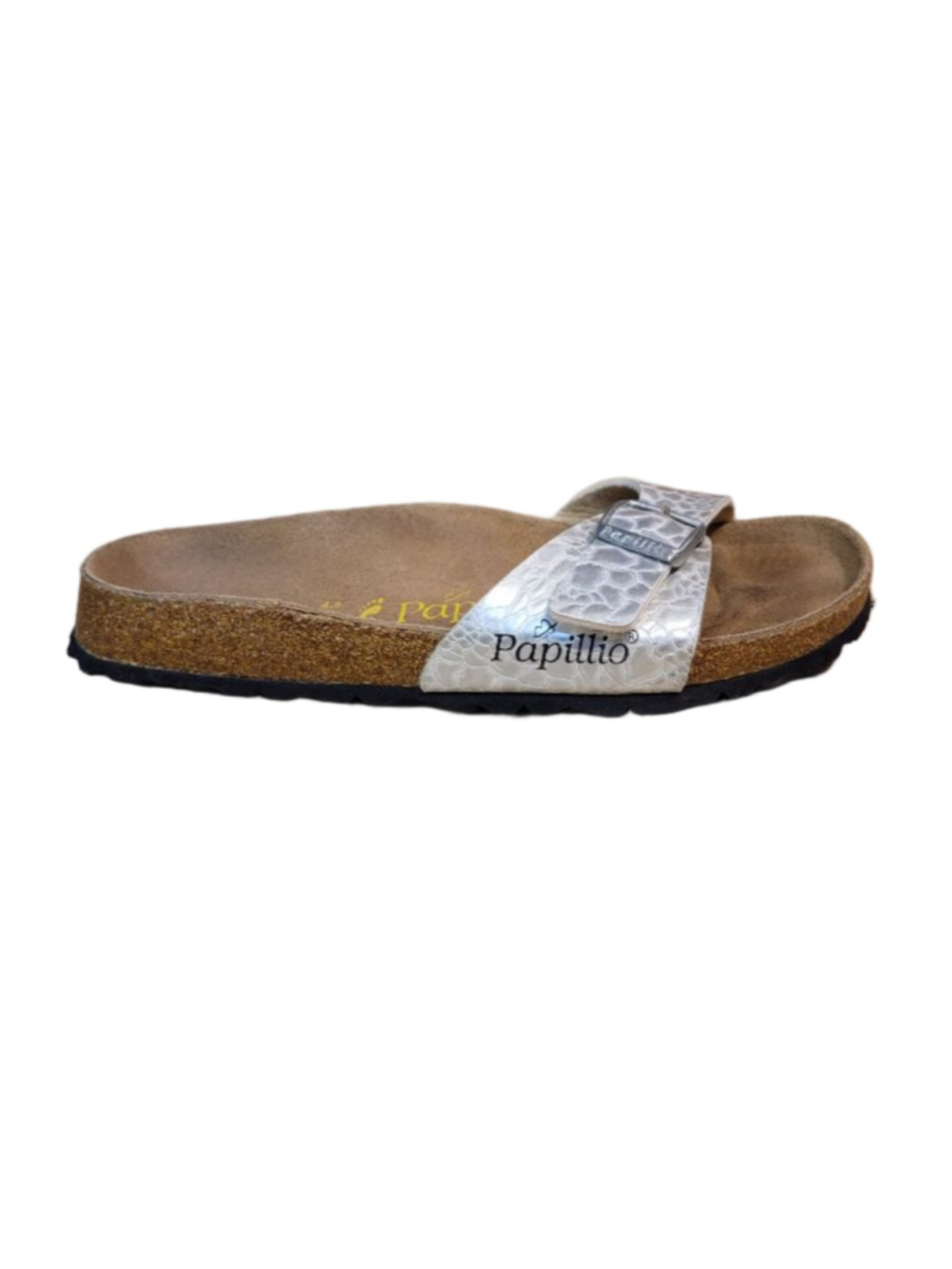 Birkenstock Papillio Madrid Silver Leather Women's Fashion Sandals - Picture 2 of 13